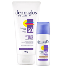 Dermaglós Solar Combo Efecto Seco + Facial Tono Claro