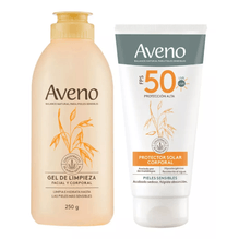 Aveno Kit Limpieza 250g + Protector Solar Corporal Fps50 175ml