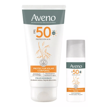 Aveno Kit Proteccion Solar Facial Y Corporal Piel Sensible