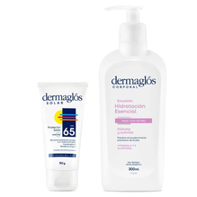 Dermaglós Kit Protección Solar Fps 65 + Hidratación Esencial