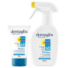 Dermaglos Kit Protector Solar Bebés + Niños En Gatillo