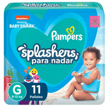 Pampers Splashers Pañal Para El Agua G 9-13 Kg 11 Unidades