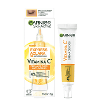 Garnier Express Aclara Crema De Ojos Anti-ojeras Vitamina C 15ml
