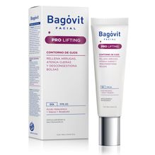 Crema Facial Antiarrugas Reafirmante Contorno de Ojos Bagóvit Pro Lifting x 15 g