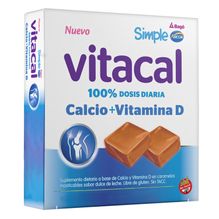 Vitacal Calcio + Vitamina D3 X 60 Comp Mast Huesos Fuertes