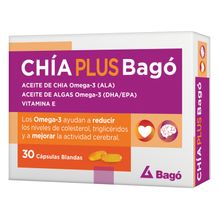 Chia Plus Bagó suplemento dietario 30 cápsulas blandas