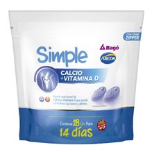 Simple Calcio + Vitamina D por 28 pastillas de goma