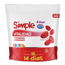 Simple Vitalidad por 28 pastillas sabor a frutilla