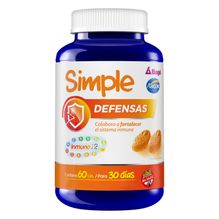 Simple defensas con Inmuno12 por 60 pastillas de goma