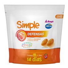 Simple defensas con Inmuno12 por 28 pastillas de goma