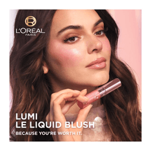 Rubor L'oreal Paris Lumi Le Liquid Worth It TRUE ROSE 630