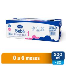 Sancor Bebe 1 Advanced Leche De Formula 200ml Pack X30 Brick