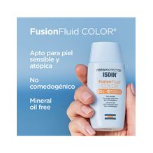 Fotoprotector Fusion Fluid Spf 50+ Color X50ml