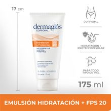 Dermaglós Crema Hidratación + Protección Fps 20 175ml