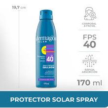 Dermaglos Protector Solar Fps40 Spray Continuo 170ml