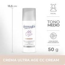 Dermaglos Ultra Age Cc Cream Facial Tono Medio Fps30 50 G