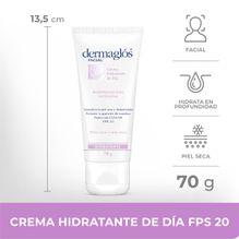 Dermaglos Crema Facial Hidratante Fps20 Piel Seca 70grs
