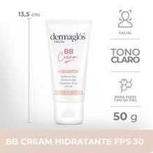 Dermaglos Bb Cream Facial Con Color Tono Claro Fps30 50 G