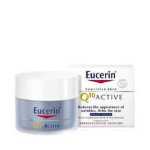 Crema facial antiarrugas de noche Eucerin Q10 Active para piel seca x 50 ml