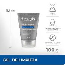Dermaglos Hombre Gel Facial De Limpieza Controla Sebo 100g
