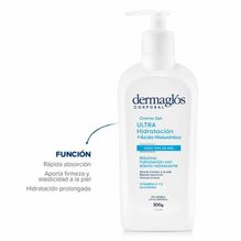 Dermaglos Ultra Hidratación Acido Hialurónico Crema Gel 300g
