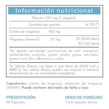 Magnesio 400 Natuliv 30 Comprimidos