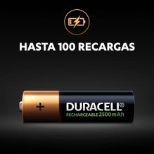 Pilas Recargables Duracell AA Blister de 2 Unidades