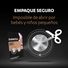 Pila Botón Duracell CR/DL 2025 Tira 5 Unidades