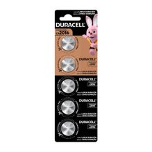 Pila Botón Duracell CR/DL 2016 Tira 5 Unidades