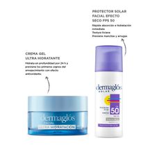 Rutina Dermaglós Hidratación Y Protección Solar Facial