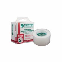 Hipoalergic Clear Cinta Adhesiva 2,5 cm x 9 m x 12 Unidades