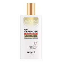 Protector Solar L'Oreal Paris Uv Defender Fluido Invisible FPS50+