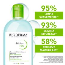 Sébium H2o Bioderma Agua Micelar Desmaquillante 500ml
