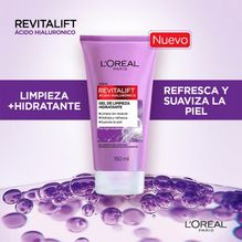 Gel de Limpieza L'Oreal Paris Revitalift Acido Hialuronico