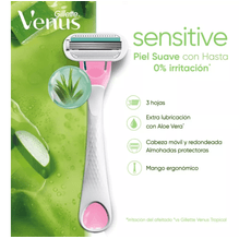 Máquina Afeitar Mujer Gillette Venus Sensitive 4 Unidades