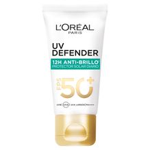Loreal Paris Uv Defender Crema Anti Brillo Fps50 40g S/color