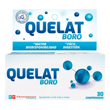 Quelat Boro Salud Ósea Y Hormonal 30 Comprimidos