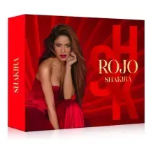 Shakira Set Rojo Edp Mujer Spray 80ml + Deo 150ml