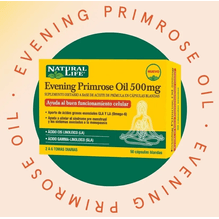 Natural Life Evening Primrose Oil 500mg 50 Capsulas