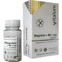Magnesio + B6 + Lys Vitalum Complex 60 Cápsulas