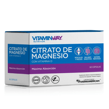 Citrato De Magnesio Vitamin Way 60 Cápsulas