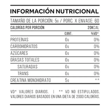 Creatina Monohidrato Pura Star Nutrition 500g Polvo