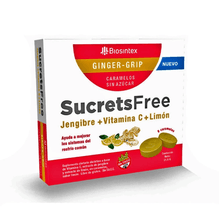 Vitamina C Sucrets Free Ginger-food Jengibre 9 Caramelos