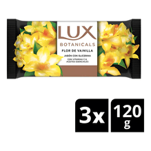 Jabón En Barra Lux Botanicals Flor De Vainilla 3 X 120g
