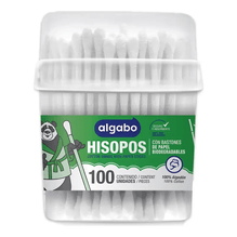 Hisopos Algabo Papel Ecológico 100 Unidades