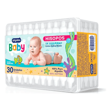 Hisopos De Seguridad Algabo Baby 30 Unidades