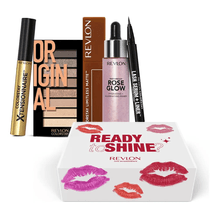 Kit Revlon Prim + Mascara + Delineador + Labial + Sombra