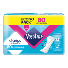 Protector Diario Nosotras Respirables Con Caléndula 80 Unidades