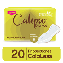 Protector Diario Calipso Cola Less Super Suave 20 Unidades