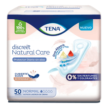 Protector Diario Tena Discreet Natural Care Sin Alas 50 unidades